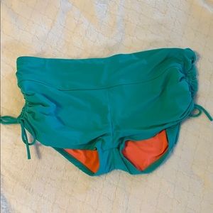 Athleta Scrunch Swim/Athletic Short Bottom